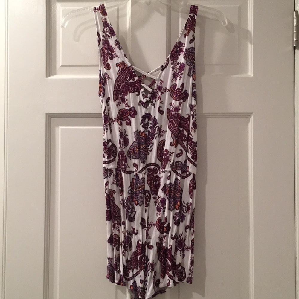 Super comfortable and cute floral romper!